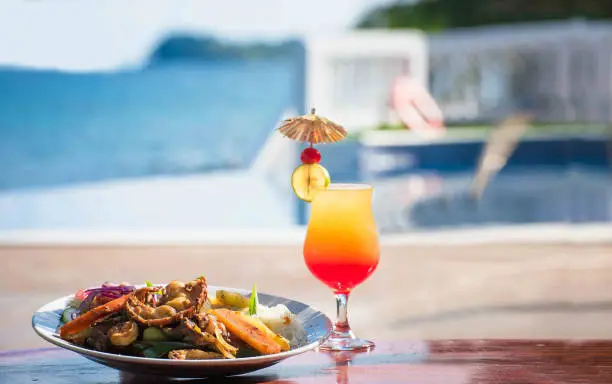 Bute Sunset Mocktail